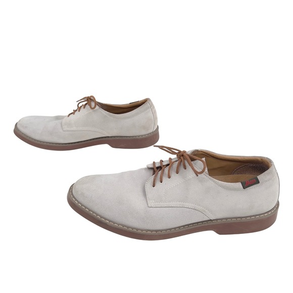 G.H. Bass & Co. Pasadena Mens Tan Suede Non Marking Shoes Derby Oxford Bucks 12M main image 5